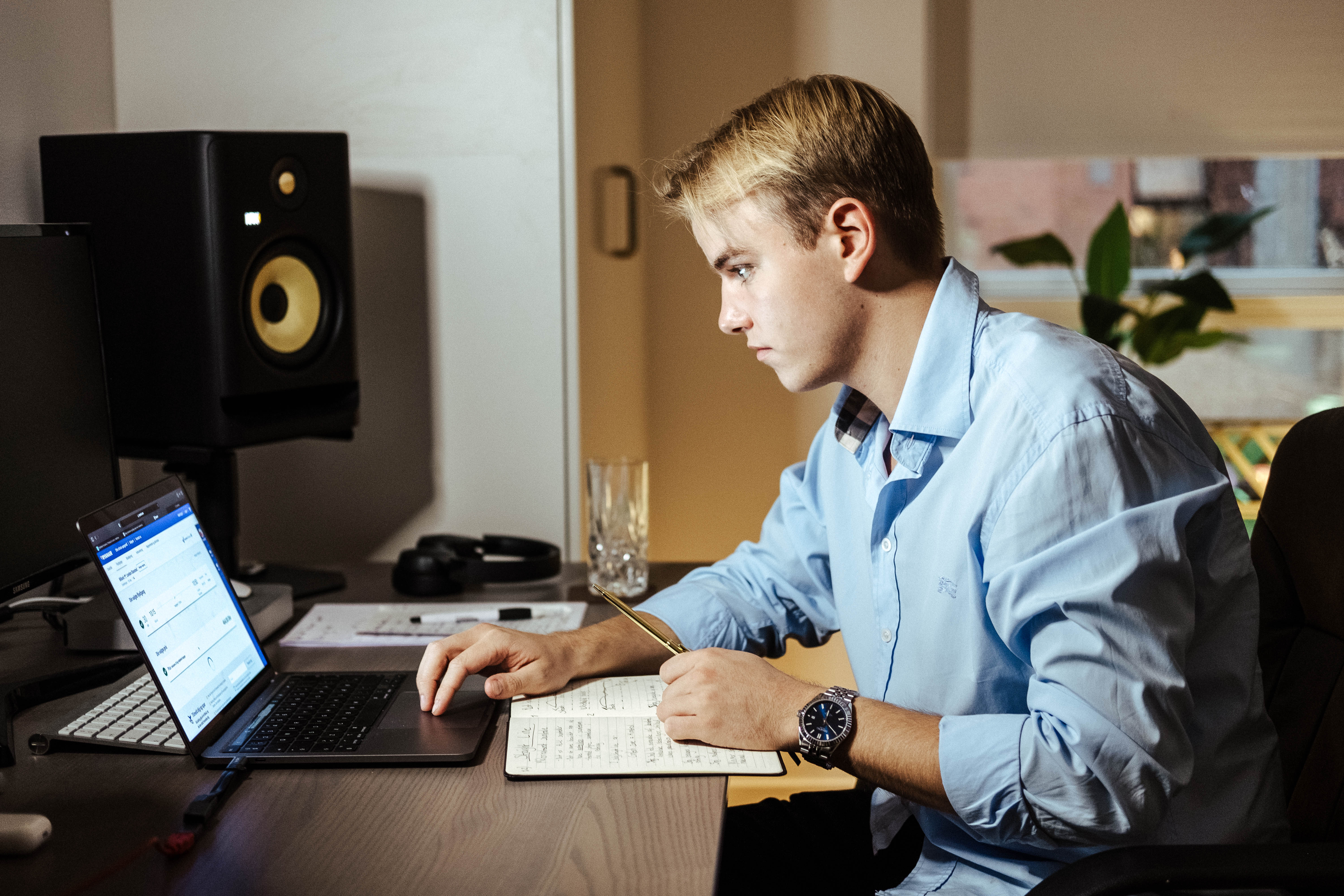 Jonas Nyhuus Madsen fra HHX i Grenaa