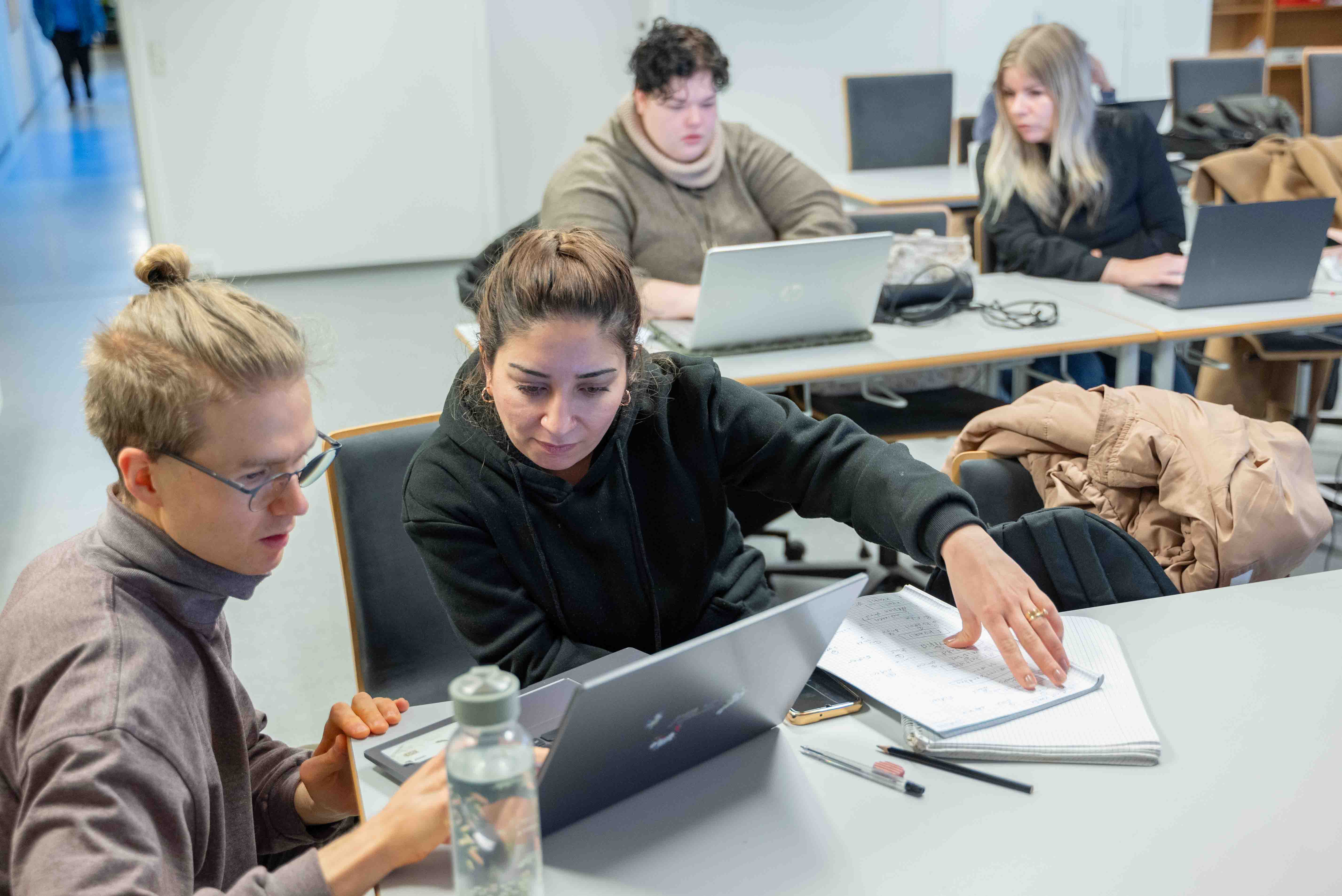 Kursister til undervisning